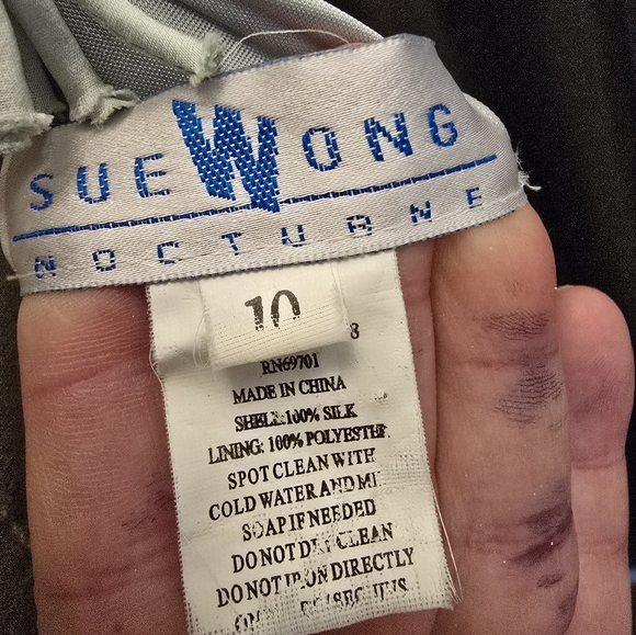 Beautiful vintage Gatsby style 100% silk special occasion gown. - Picture 14 of 15